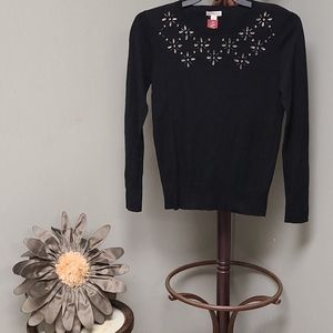 Merona Bling Sweater size small